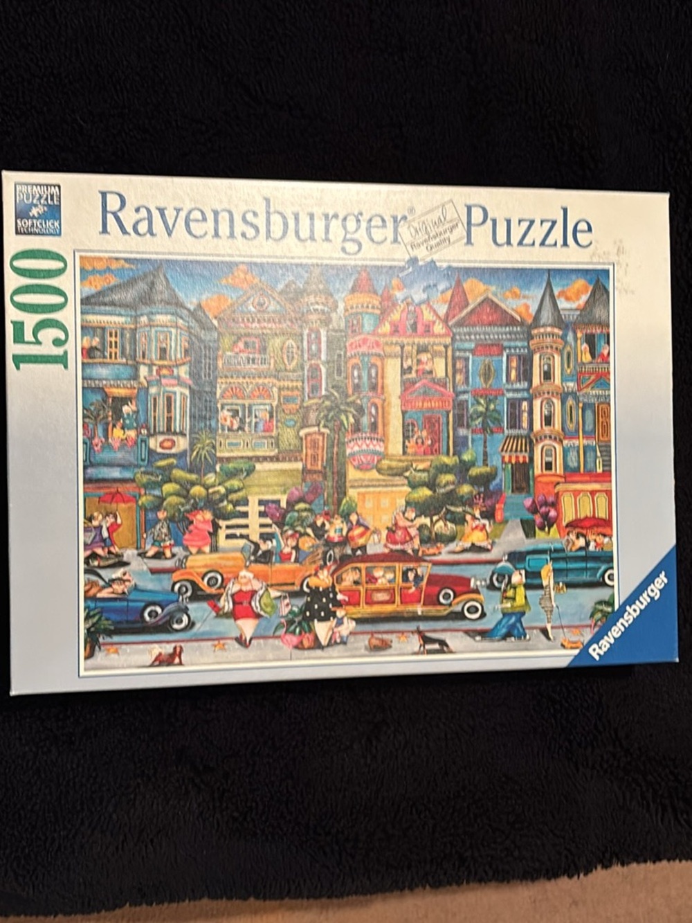 Ravensburger 1500-Piece Colorful City Street Puzzle